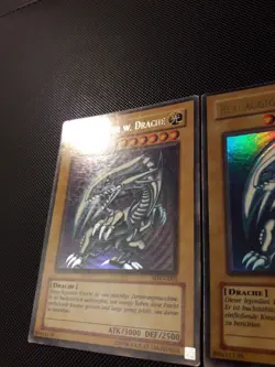 Yu-Gi-Oh! 3x Blauaugiger w. Drache, SDK-G001, UR, 2. Auflage, Deutsch, Good - Image 3