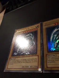Yu-Gi-Oh! 3x Blauaugiger w. Drache, SDK-G001, UR, 2. Auflage, Deutsch, Good - Image 4