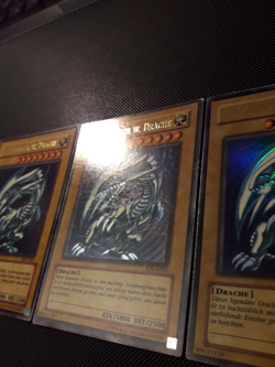 Yu-Gi-Oh! 3x Blauaugiger w. Drache, SDK-G001, UR, 2. Auflage, Deutsch, Good - Image 5