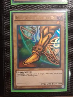 Yu-Gi-Oh! Exodia LOB-120 Right Leg Of The Forbidden One. Condition Is LP - Image 1