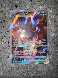 Pokemon TCG Cards Lucario VSTAR SWSH291 Black Star Promo Holo NM-M - Image 3