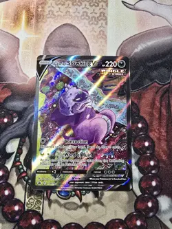 Pokemon Galarian Slowking v Alternate Full Art Card 179/198 Chilling Reign - NM - Image 1