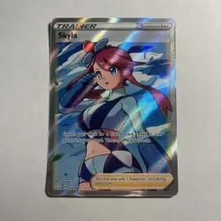 Pokemon TCG Skyla Holo Ultra Rare Full Art Card Shining Fates 072/072 - NM! - Image 1