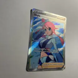 Pokemon TCG Skyla Holo Ultra Rare Full Art Card Shining Fates 072/072 - NM! - Image 2