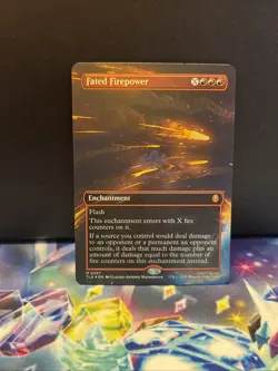 Fated Firepower (Borderless) Avatar: The Last Airbender MTG Foil Near Mint - Image 1