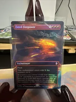 Fated Firepower (Borderless) Avatar: The Last Airbender MTG Foil Near Mint - Image 1