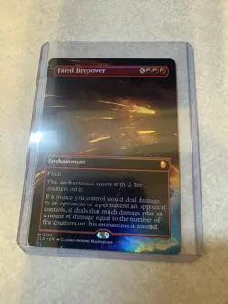 Fated Firepower (Borderless) Avatar: The Last Airbender MTG Foil Near Mint - Image 1