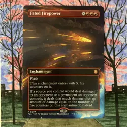 Fated Firepower MTG Borderless NM Near Mint Non Foil Fast Shipping - Image 1