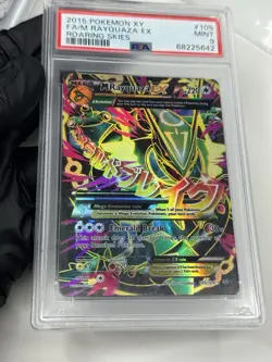 PSA 9 M RAYQUAZA #105 FULL ART 2015 EX XY ROARING SKIES POKEMON full art - Image 2