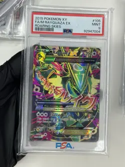 PSA 9 M RAYQUAZA #105 FULL ART 2015 EX XY ROARING SKIES POKEMON full art - Image 2