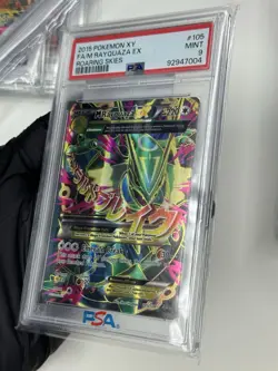 PSA 9 M RAYQUAZA #105 FULL ART 2015 EX XY ROARING SKIES POKEMON full art - Image 4