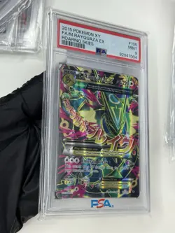PSA 9 M RAYQUAZA #105 FULL ART 2015 EX XY ROARING SKIES POKEMON full art - Image 5
