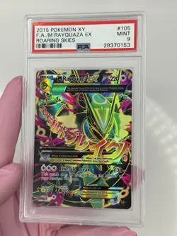 PSA 9 M RAYQUAZA #105 FULL ART 2015 EX XY ROARING SKIES POKEMON full art - Image 2