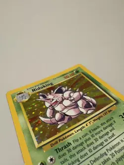 Pokemon TCG Nidoking 11/102 Card Holo Unlimited Rare Original Base Set 1999 MP - Image 3