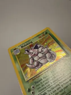 Pokemon TCG Nidoking 11/102 Card Holo Unlimited Rare Original Base Set 1999 MP - Image 4