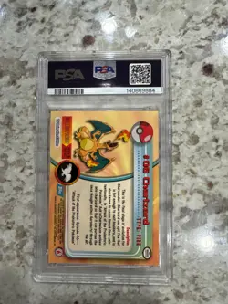 Pokemon-1999 TOPPS Pokemon T.V. Charizard PSA 8 (550) - Image 2