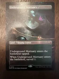Underground Mortuary : MTG *Borderless* Murders at Karlov Manor #0333 / NM - Image 1