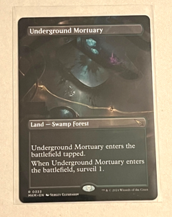 MTG Underground Mortuary (Borderless) - Murders at Karlov Manor - #333 - Image 1
