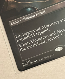 MTG Underground Mortuary (Borderless) - Murders at Karlov Manor - #333 - Image 3