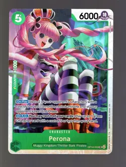 ONE PIECE TCG THE AZURE SEA'S SEVEN ENGLISH OP14-033 PERONA SR - Image 1