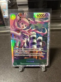 One Piece TCG - The Azure Sea's Seven - Perona OP14-033 SR - NM Foil - Image 1