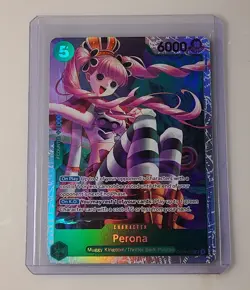 Perona - OP14-033 -One Piece TCG English - The Azure Sea's Seven SR Foil - Image 1