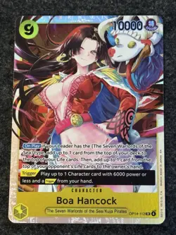 PRERELEASE Boa Hancock SR OP14-112 The Azure Sea's Seven English One Piece TCG - Image 1