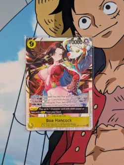 One Piece TCG Boa Hancock OP14-112 Super Rare English Card - Image 1