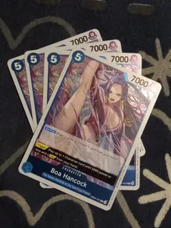 Boa Hancock 4xPlayset EB04-027 R/OP14 The Azure Sea’s Seven – One Piece TCG - Image 2