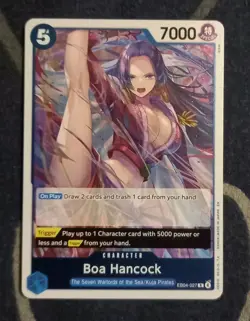 Boa Hancock 4xPlayset EB04-027 R/OP14 The Azure Sea’s Seven – One Piece TCG - Image 3