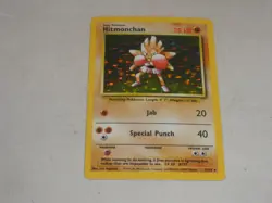 1999 Pokemon Game Base Set #7 Hitmonchan HOLO - Image 1