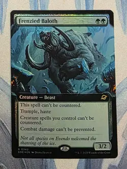 MTG Frenzied Baloth (Extended Art) FOIL **NM** Edge of Eternities (EOE) - Image 1