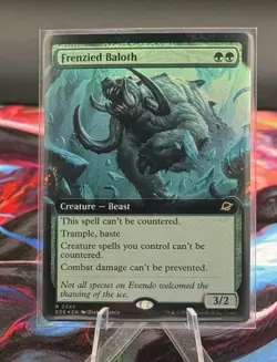Frenzied Baloth FOIL Extended Art 342 Edge of Eternities EOE MTG Rare NM - Image 1