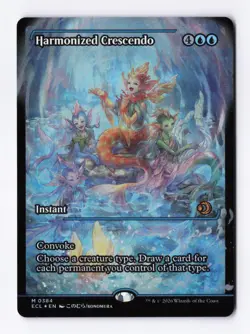 Harmonized Crescendo (Showcase) (Foil) 0384 (M) MTG Lorwyn Eclipsed (ECL) - Image 1