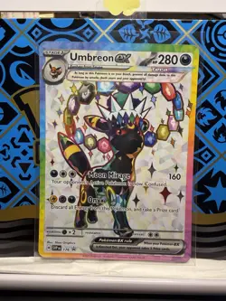 New Pokemon TCG Umbreon Black Star Promo Card SVP176 Figure Collection - Image 1