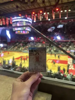 One Piece Monkey.D.Luffy US College Basketball Promo Card IN HAND SHIPS TODAY! - Image 1