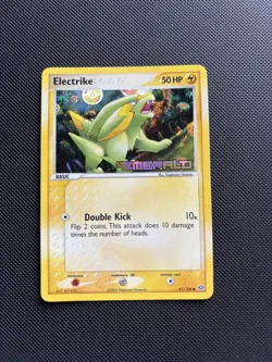 Pokemon Card EX Emerald Reverse Holo Electrike 47/106 Stamped - Image 1