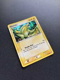 Pokemon Card EX Emerald Reverse Holo Electrike 47/106 Stamped - Image 2