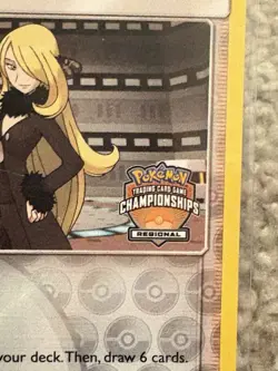Cynthia 119/156 Reverse Holo Regional Championships Stamped Pokemon Card - Image 2