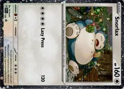 Snorlax Pokemon Card Black Star Promo SVP 122 Cosmos Holo Pokemon Trading Card - Image 5
