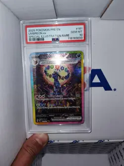 Pokemon 2025 SV Prismatic Evolutions Sir Umbreon EX Card 161/131 PSA 10 - Image 3