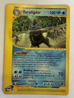 Pokemon TCG Feraligatr Expedition Card 47/165 Non Holo LP - Image 1