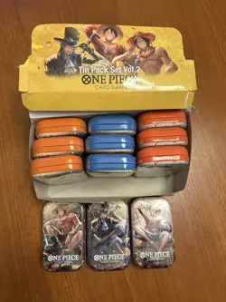 One Piece Card Game [12x] Tin Pack Set Vol.2 [TS-02] Display English Op - 13 - Image 1