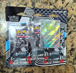 Pokemon TCG Black Bolt 3 pack blister Reuniclus promo card - Portuguese BR - Image 1