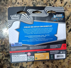 Pokemon TCG Black Bolt 3 pack blister Reuniclus promo card - Portuguese BR - Image 3