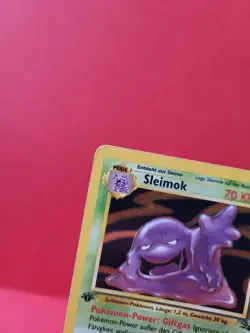 Pokemon Karte/card - Sleimok Muk 13/62 Fossil Holo 1. Edition Very Good - Image 2