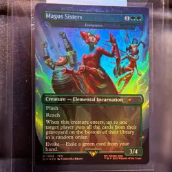 Magus Sisters Endurance Foil Borderless Card NM MTG Secret Lair #7008 FF - Image 1