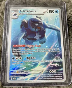 Pokemon TCG Carracosta Illustration Rare Black Bolt Near Mint Holo Card 107/086 - Image 1