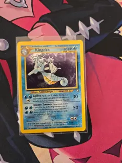 Kingdra Neo Genesis Holo Rare Pokemon Card 8/111 MP - Image 1