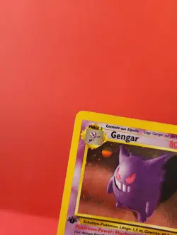 Pokemon Karte/card - Gengar 5/62 - Fossil Holo 1. Edition DE - Excellent-NM - Image 2